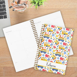 Funny School Buss Go Back to school Namn Mönster