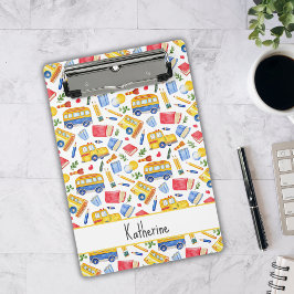 Funny School Buss Go Back to school Namn Mönster