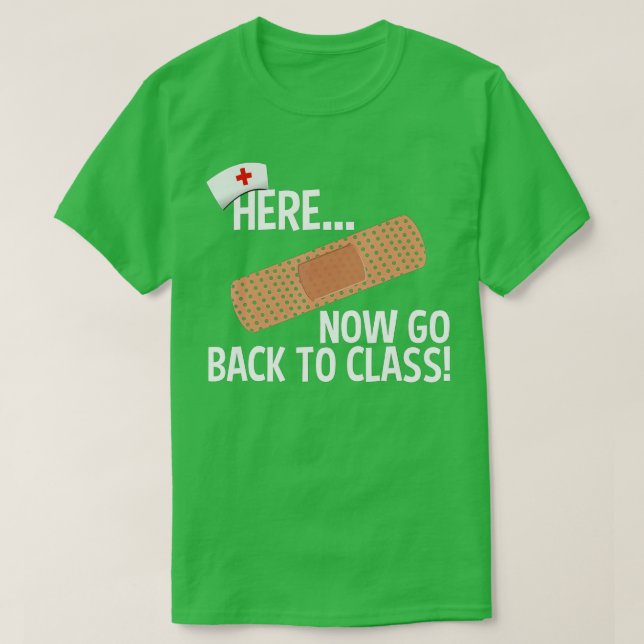 Funny School Nurse Medical Nursing Apprecision Da T Shirt (Design framsida)
