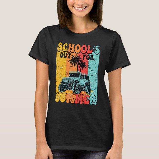 Funny School's Out For Summer Teacher Summer Vacat T Shirt (Framsida)