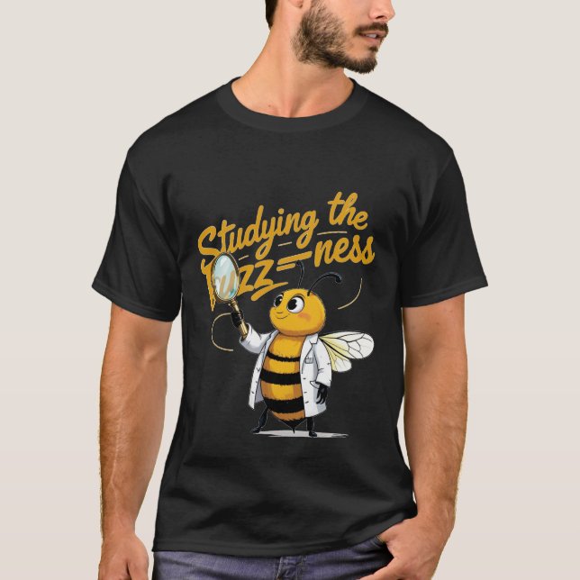 Funny Science Bee T-Shirt (Framsida)