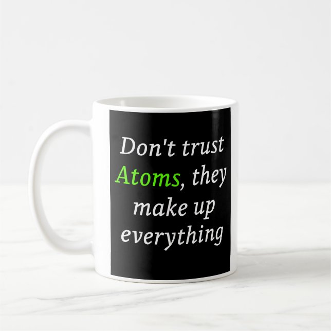 Funny Science Mugg - Perfekten Gift for Science L (Vänster)