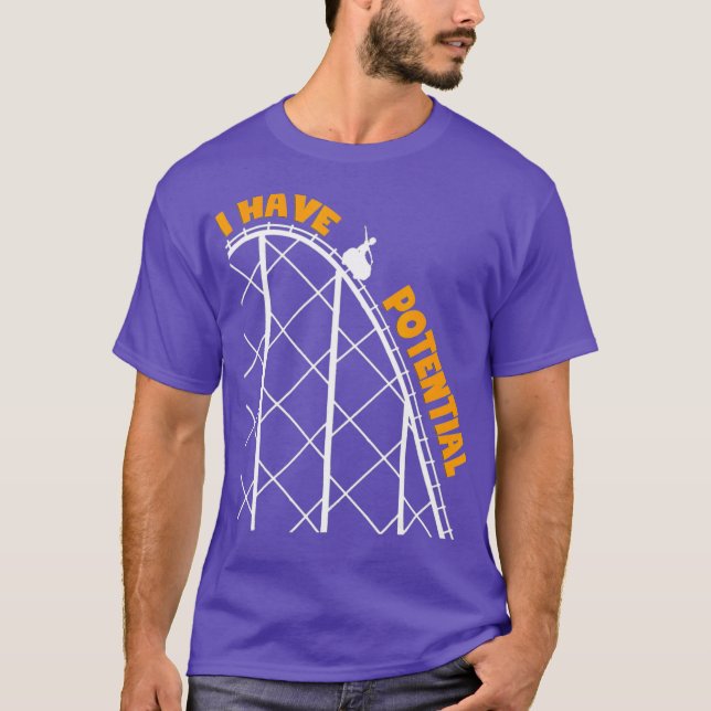 Funny Science Physics    TeacherI har potential T Shirt (Framsida)