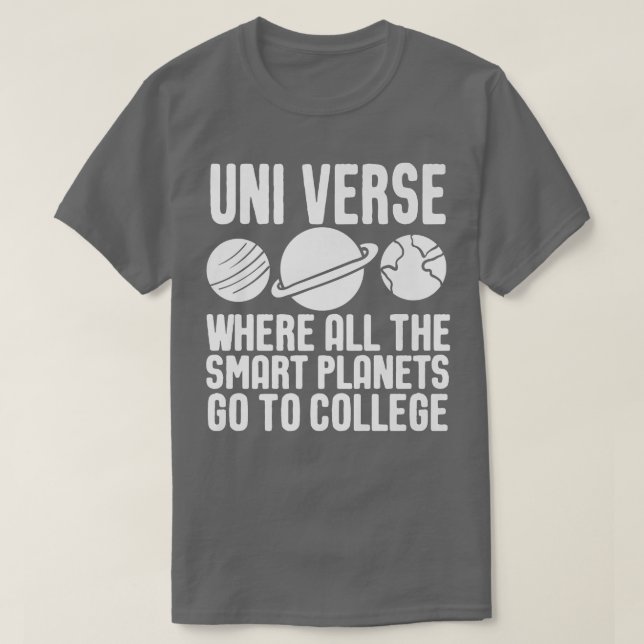 Funny Science - Planet Nerd Humor Premium T Shirt (Design framsida)