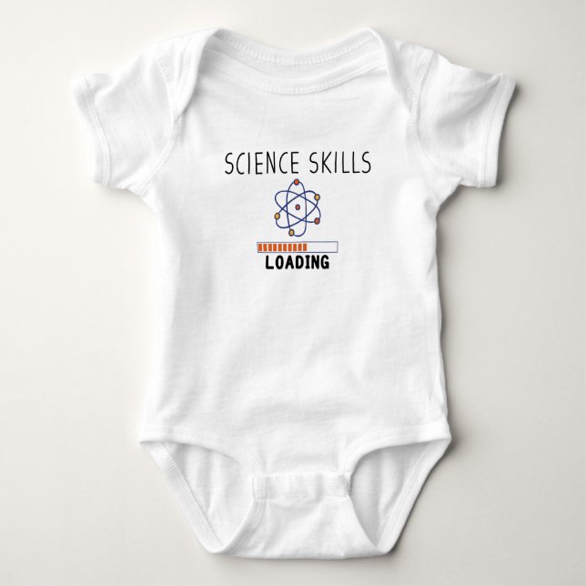 Funny Science - Science Skills Loading - Scientist T Shirt (Framsida)