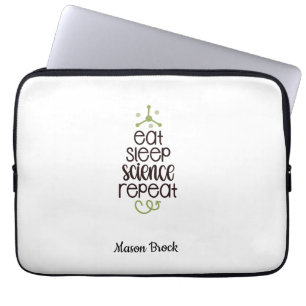 Funny Science Student Personlig School Gift Laptop Fodral