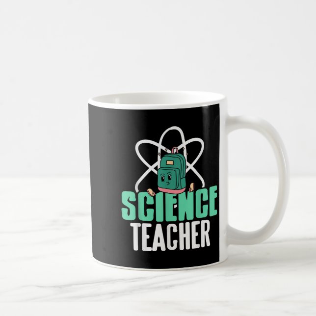Funny Science Teacher Backpack School Humor  Kaffemugg (Höger)