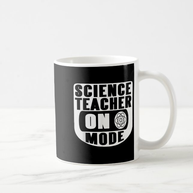 Funny Science Teacher On Mode Activated With Atom  Kaffemugg (Höger)