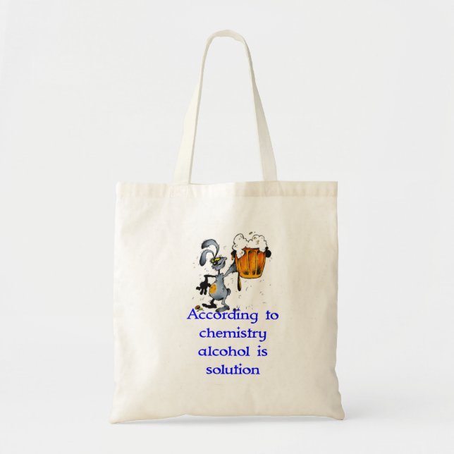 Funny Science Tote Bag - A Clever Gift for Science Tygkasse (Framsidan)