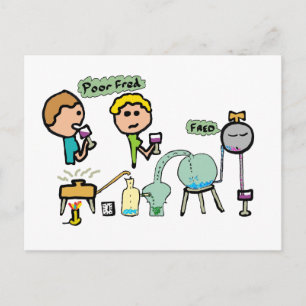 Funny Science Vykort