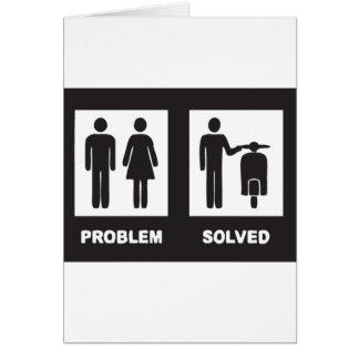 Funny Scooter Hälsningskort