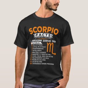 Funny Scorpio Birthday Hoodie Astrology Zodiac Sig T Shirt