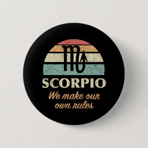 Funny Scorpio Zodiac Regler Knapp