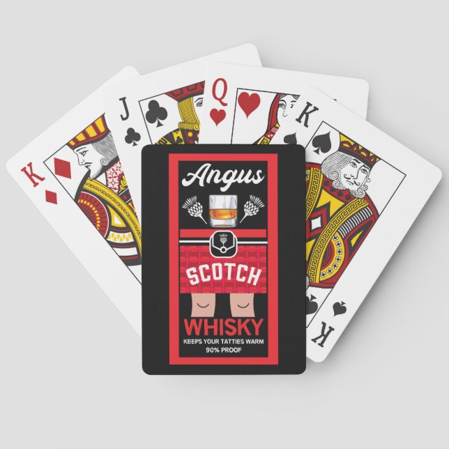 Funny Scotch Whisky Casinokort (Baksidan)