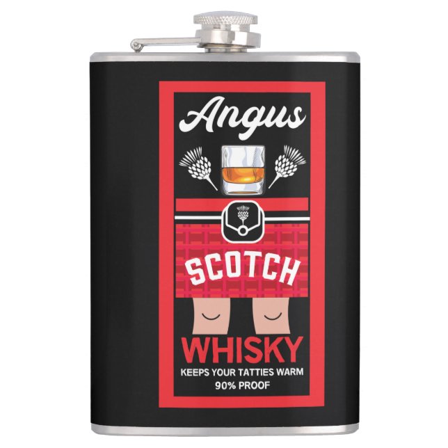 Funny Scotch Whisky Flask Fickplunta (Framsidan)