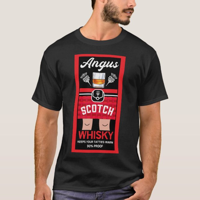 Funny Scotch Whisky T Shirt (Framsida)