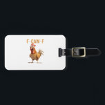 Funny Screaming Chicken F Caw F Humor Bagagebricka<br><div class="desc">A loud and funny screaming chicken design with rebellious “f caw” humor for those who love silly,  chaotic bird art.</div>