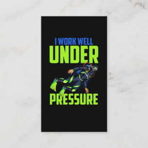 Funny Scuba Diver Joke Visitkort