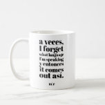 Funny Se Habla Spanglish Proud Latino Black White Kaffemugg<br><div class="desc">Låt kärlek skratta med det här konstiga språkliga mugg,  underbart för dem som är tvåspråkiga,  latinare eller människor som lär sig spanska. Andra tillgängliga alternativ i samlingen. Vill du ha den på en annan produkt? Säg till,  lycklig för att hjälpa till!</div>