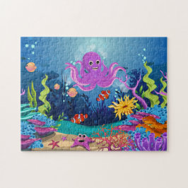Funny Sea Life Puzzle Pussel