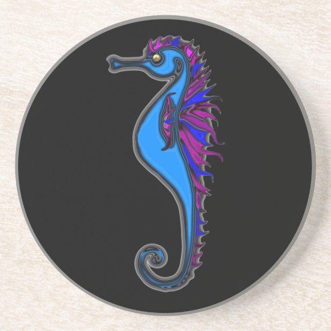 Funny seahorse underlägg (Framsidan)