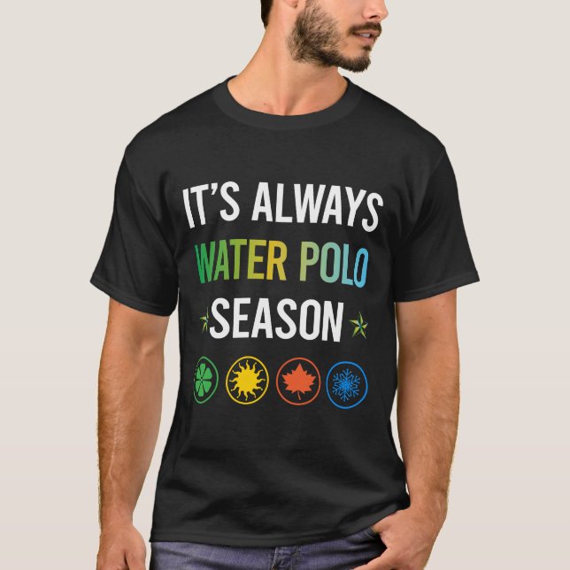 Funny Season Vatten Polo T Shirt (Framsida)