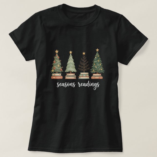 Funny “Seasons Readings” Christmas T Shirt (Design framsida)