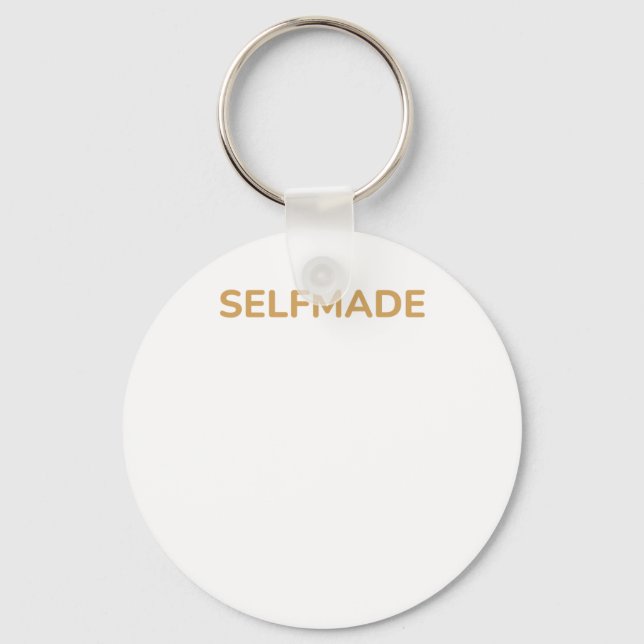 Funny Self-kärlek Selfmade Sticker Nyckelring (Framsida)