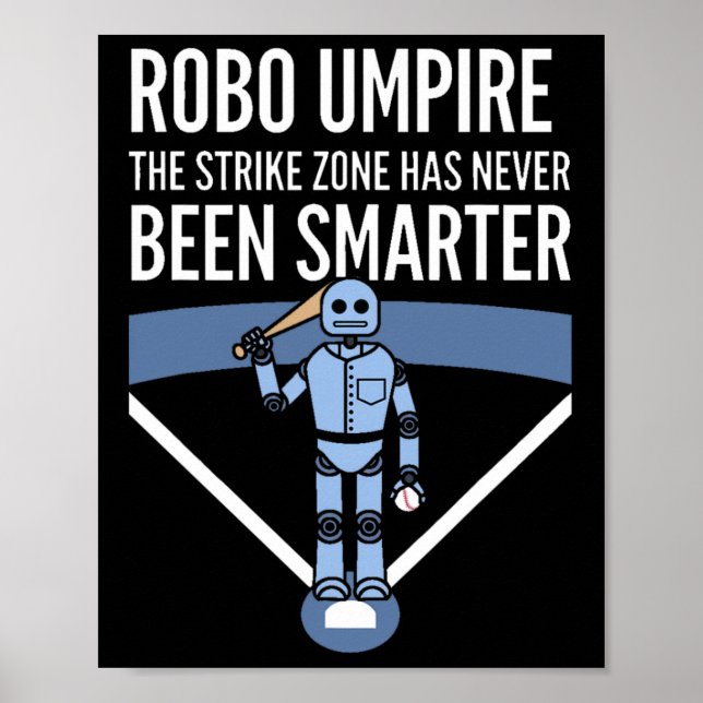 Funny Sell Robo Robot Umpire Poster (Framsidan)