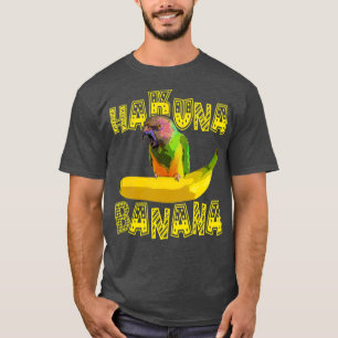 Funny Senegal Parrot Banana Joke T Shirt