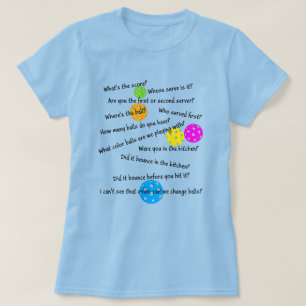 Funny Senior Pickleball Chaos Tote Bag T Shirt