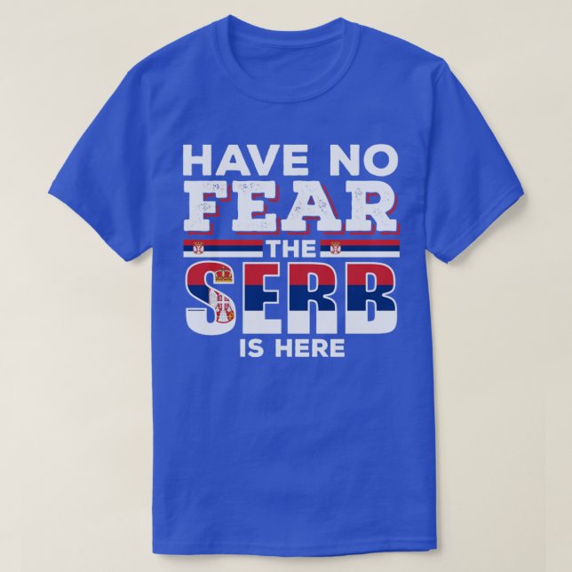 Funny Serb T Shirt (Design framsida)