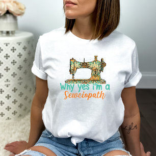 Funny Sewing Maskin T Shirt