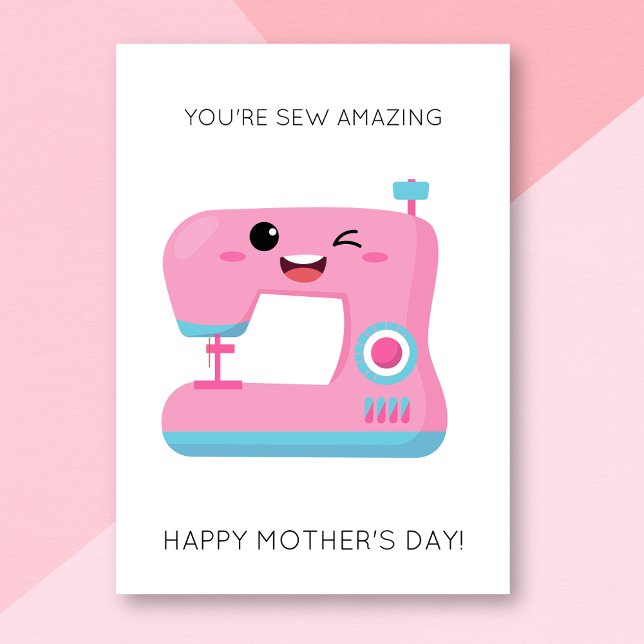 Funny Sewing Mors dag Card Kort (Skapare uppladdad)