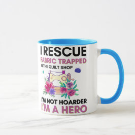 Funny Sewing Quote Vintage Floral Sewing Machine Mugg