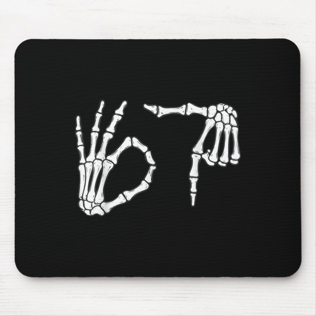 Funny Sex Seven 6 7 Meme 67 Skeleton Hand Hallowee Musmatta (Framsidan)