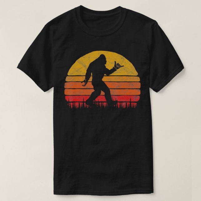 Funny Shaka Aloha Surfer Tro Grahic T Shirt (Design framsida)
