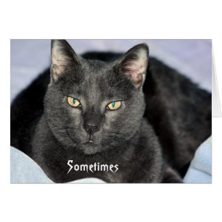 Funny Shake My Head Card Hälsningskort