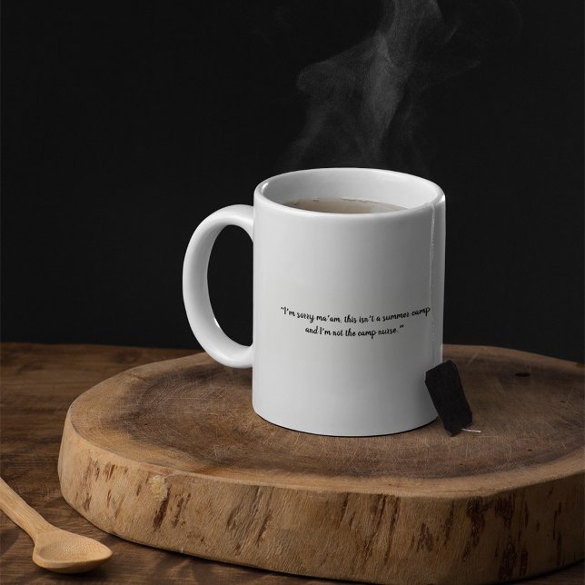 Funny Shamless Nurse Quote Kaffemugg (Skapare uppladdad)