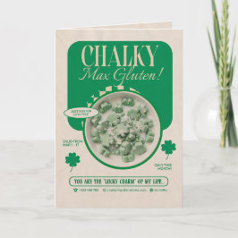 Funny Shamrock Clover Card – For Him Kort