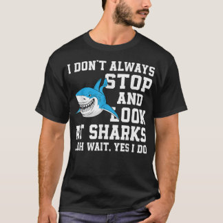 Funny Shark Älskare som lägger ut hajar Kärlek Sea T Shirt