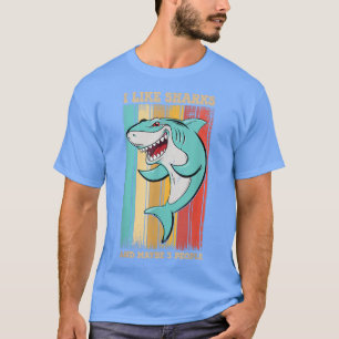 Funny Shark Design För barn Manar Women Animal Sha T Shirt