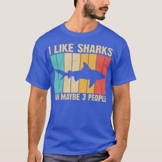 Funny Shark Design För barn Manar Women Animal Sha T Shirt