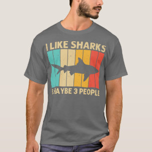 Funny Shark För manar Women Hammerhead Tiger Shark T Shirt