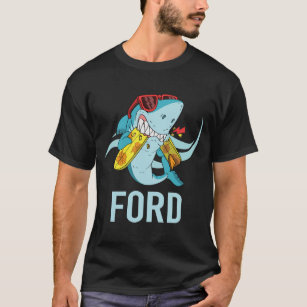 Funny Shark - Ford Namn T Shirt