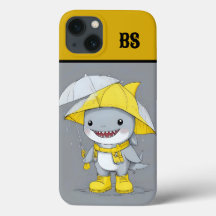 Funny Shark in Rain Boots - Beach Humor