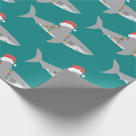 Funny Shark-jul Presentpapper
