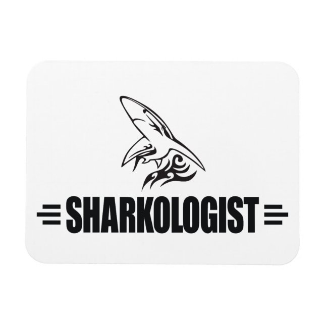 Funny Shark Magnet (Horisontell)