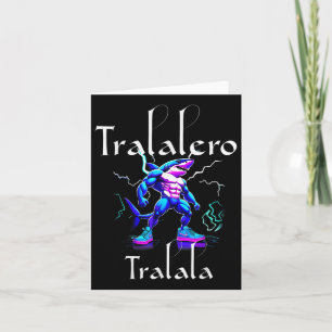 Funny Shark Meme - Tralalero Tralala Brainrot Vibe Kort