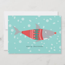 Funny Shark Merry Sharkmas jul